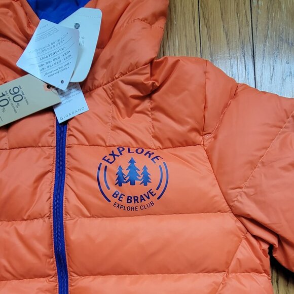NWT BOYS HOODED LIGHT PUFFER JACKET SIZE 8-9 - Picture 5 of 5